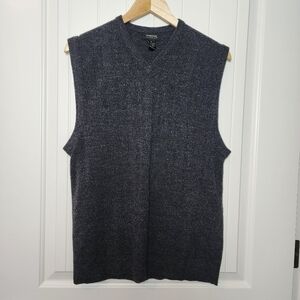 Cambridge Classics V-Neck Gray Men's Vest Size M